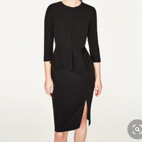 Zara Dresses & Skirts - Zara Woman Peplum Dress